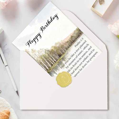 Christian Birthday Card Gift With Scripture for Men Women - style: AM-447