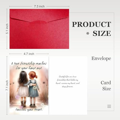 Funny Get Well Cards for Women, Thank You Cards with Envelopes - color: DXI#054