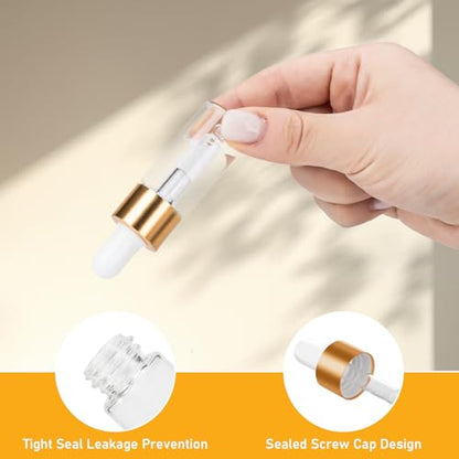 20 Pack 5ml Mini Dropper Bottle for Cuticle Oil - size: 5ml