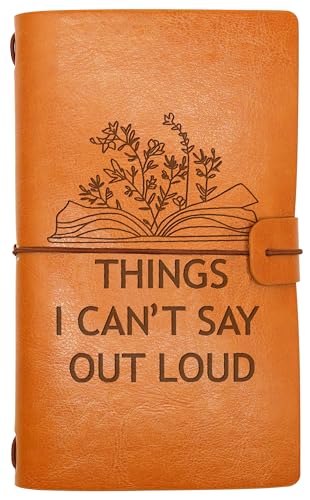 Funny Humor Saying Sarcastic Gag Quote Gifts for Colleagues,Co-Workers,Team Members,Boss-Leaving Promotion Retirement Christmas Gift-Things I Can't Say Out Loud-Refillable Travel Photo Diary Journal - style: Style39-Things I Can't Say Out