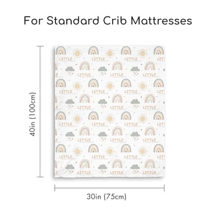Fleece Baby Blankets for Girls & Boys, Infant Toddler Blanket - color: Light Gray Rainbow