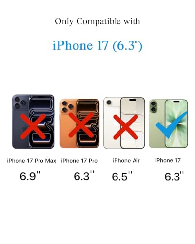 Halloween Mystic Clear Phone Case Compatible with iPhone 17, Spooky Ghosts Cats Phone Cover for iPhone 17 - color: Mystic Halloween