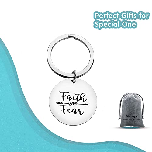 Xiahuyu Christian Keychain - Bible Verse Baptism & Communion Gift - Inspirational Religious Gifts for Women & Men - color: Christian-6