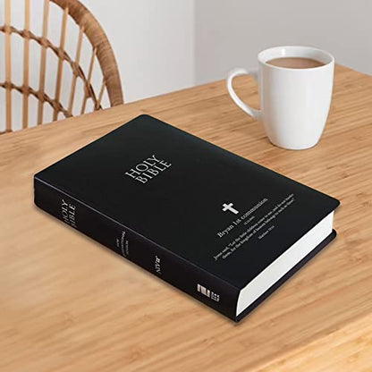 Personalized NIV Small Print Bible for Adults, Name Imprint, Standard Size - color: Black, style: New International Version