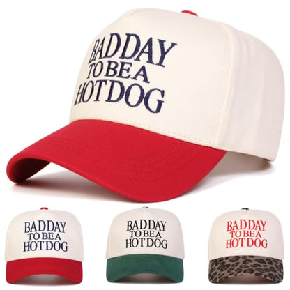 Trendy Embroidered Baseball Cap for Men & Women, Adjustable Snapback Hat for Casual Wear - color: Red Beige 621