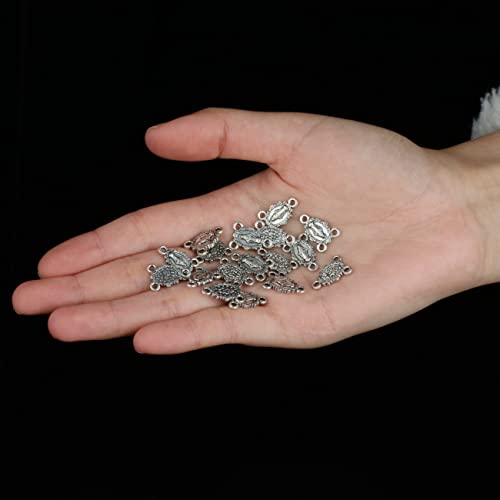COTTVOTT St Benedict,Our Lady of Guadalupe Medal for DIY Jewelry Making,Virgin Mary Christ Jesus Rosary Center Connection Part - color: 30pcs-Floral Grace Mary Medal