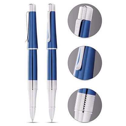 Cross Beverly Refillable Gel Ink Rollerball Pen, Medium Rollerball, Includes Premium Gift Box - Translucent Cobalt Blue Lacquer - color: Translucent Cobalt Blue Lacquer, style: Rollerball Pen