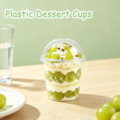 Jnnzzggu 50Pack 13.5oz Clear Plastic Cups - size: 50pcs 13.5oz