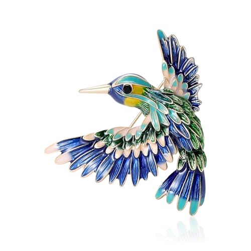 Enamel Bird Theme Brooch Pin for Women, Vintage Flying Bird Lapel Pin - color: Bird2