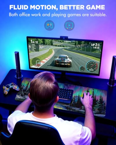 Mouse Pad, Desk Mat, 31.5x11.8in Large Mousepad, Aurora - color: Aurora