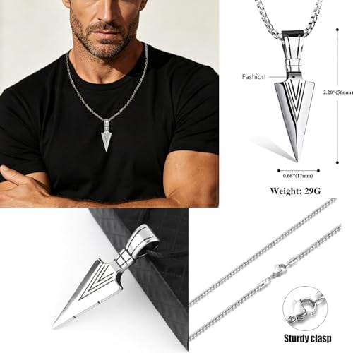 36 Pieces Silver Jewelry Set for Men Stainless Steel Cuban Link Chain Bracelet Cross Pendant Necklace Classic Ring Hip Hop Jewelry Pack for Men