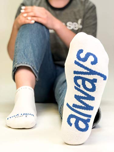notes to self – Inspirational Religious Socks for Men & Women, Spiritual Gifts - color: White, size: Medium