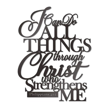 KOYILTD Christan Wall Art Bible Verse Wall Art Black Jesus Christian Decor