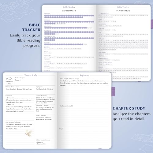 Legend Bible Study Journal for Women, Guide Notebook for Notes Periwinkle - color: Periwinkle
