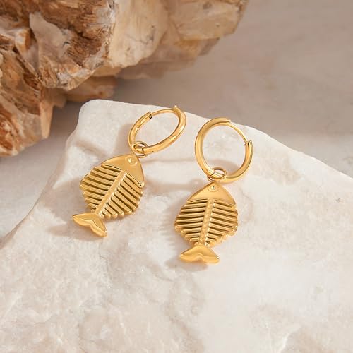 Gold Silver Hoop Earrings for Women - color: gold A