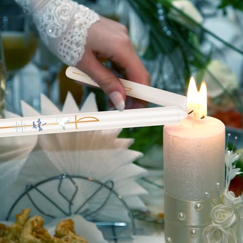 Conelist 1pcs Baptism Candle 10'', Velas para Bautizo Gift Baptism