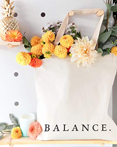 The Cotton & Canvas Co. Beach, Grocery, Farmers Market, Shopping and Travel Reusable Shoulder Tote and Handbag … - style: Balance