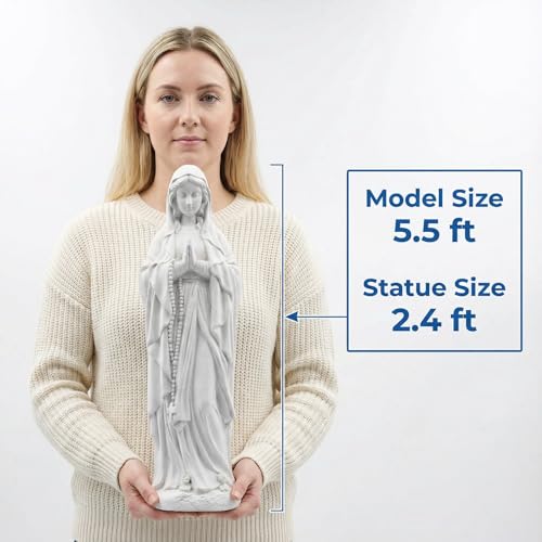 Virgin Mary Praying Statue 29.3 Inch, Religious Outdoor Status - color: Praying Virgin Mary（29.3 Inch）