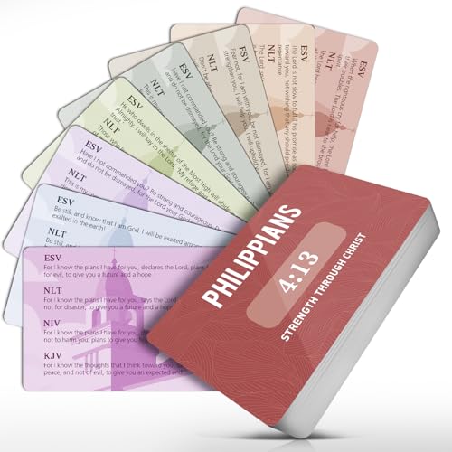 Bible Memory Verse Cards, Weekly Scripture Flash Cards - style: B