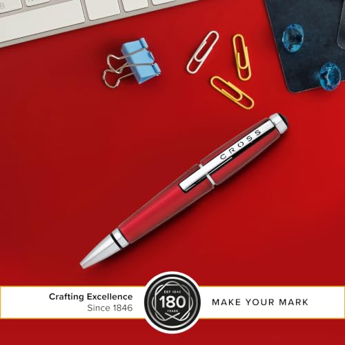 Cross Edge Formula Red Selectip Rollerball Pen, Medium Point, Black Ink - color: Red