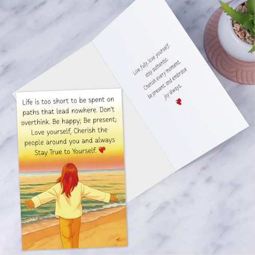 Encouragement Cards for Women with Envelopes, Get Well Cards for Friends - color: DXI#056