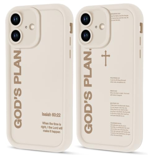 God's Plan Isaiah 60:22 Bible Verse Jesus Cross Christian White Phone Case for iPhone 17e/iPhone 16e Case Shockproof Soft Protective Cover Funda for iPhone 17e/iPhone 16e 6.1 Inch - color: White