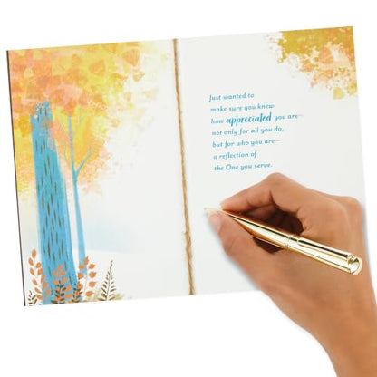 Hallmark DaySpring Thank You Card for Minister (Making a Difference) - size: 11