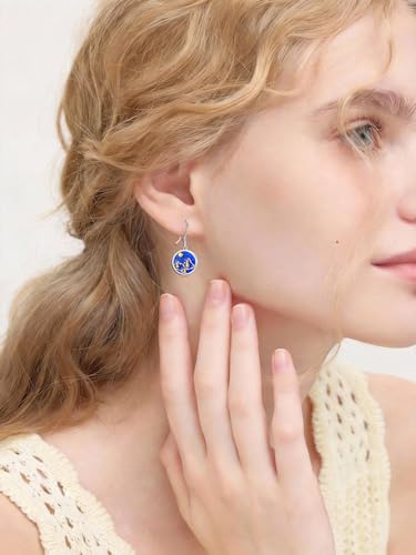 Dorunmo 925 Sterling Silver Mustard Seeds Dangle Earrings for Women Mountains Earrings Hypoallergenic Christmas Jewelry Gifts for Women - style: Mountains-02