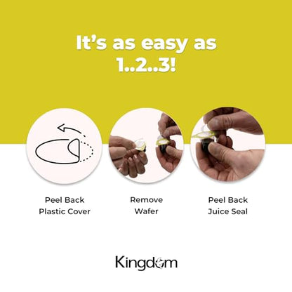 Kingdom Prefilled Communion Cup with Wafers(100 ct - white juice) Sealed in a Single-Serving Container with Upto 1-Year Shelf Life, Perfect for Holy Eucharist Celebration in Hospitals, Summer Camps, and More! - size: 25.92 Ounce (Pack of 1)