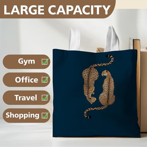 Preppy Coquette Pink Tote Bag, Trendy Shoulder Canvas Tote Bags, Durable Reusable Grocery Bag for Shopping and Travel - color: Blue
