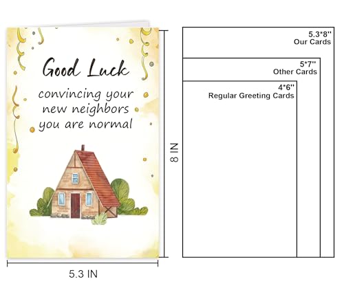 Funny Housewarming Card for Him Her, Perfect for Gifting to Friends Who Just Moved, Lighthearted and Full of Humor. - color: #3