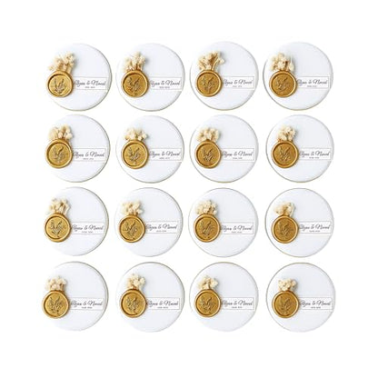 Luxury Mini Scented Candles with Bouquets – Wedding Candle Favors, Bridal Shower Favors, Party Favors for Adults, Personalized Birthday Favors, Elegant Hand-Poured Soy Candles (90 PCS, with Gift Box) - size: 90 PCS, style: WITH GIFT BOX