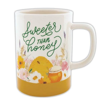 Faithworks Christian Gifts - Large Inspirational Ceramic Stoneware Mug Coffee Cup, 17-Ounces, Sweeter Than Honey - color: Sweeter Than Honey