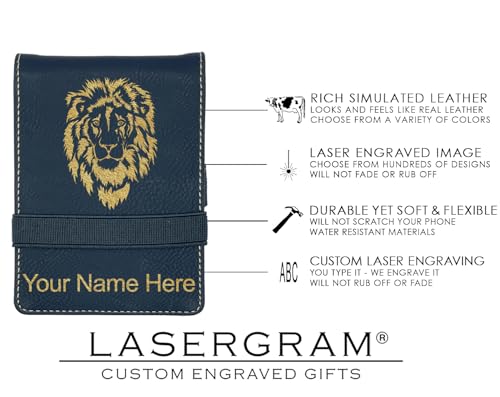 LaserGram Mini Padfolio with Notepad and Pen, Celtic Cross, Personalized Engraving Included (Black with Gold) - color: Black With Gold