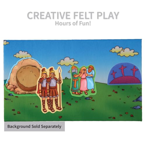 Little Folk Visuals Beginners Bible: Easter Precut Felt Pieces, 11 Pieces Set
