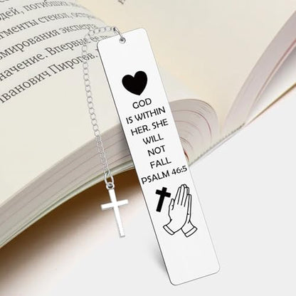 Christian Gifts for Women Metal Bookmark Religious Faith Based Gifts Bible Verse Book Marks for Reading Women Inspirational Baptism Gift Book Lovers Gift Christmas Mothers Day Thanksgiving Present