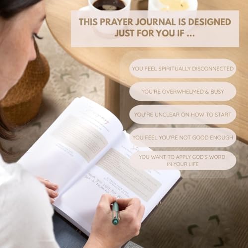 Prayer Journal – 90 Days Guided Daily Devotional For Women, White Chevron - color: Chevron White
