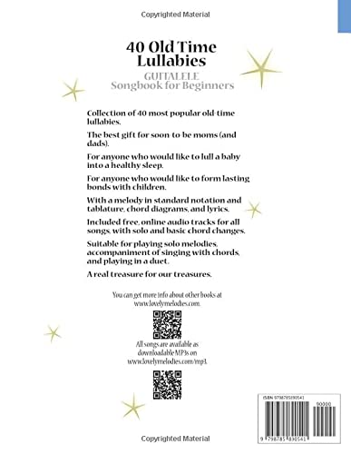 40 Old Time Lullabies - Guitalele Songbook for Beginners with Tabs and Chords