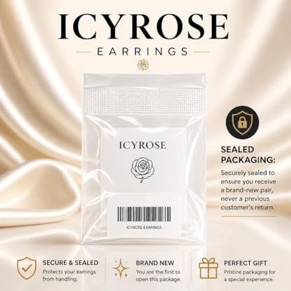 ICYROSE 925 Sterling Silver Tiny Angel Wing Stud Earrings (Nickel Free) - color: Antique Finish
