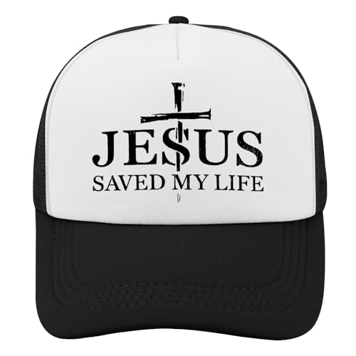 Y'Alls Need Jesus Hats Funny Cap for Grandma - color: Jesus Saved My Lifesallblack13