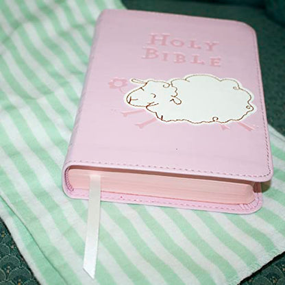 ICB, Really Woolly Holy Bible for Toddlers, Pink Leathersoft: International Children's Bible – Helping Little Hearts Grow in God's Love