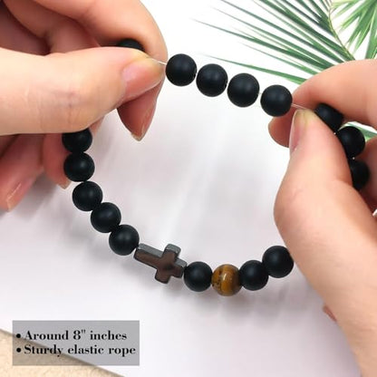 First Day of School Bracelets, Back to School Bracelets Mommy and Me - color: 1PCS Brown