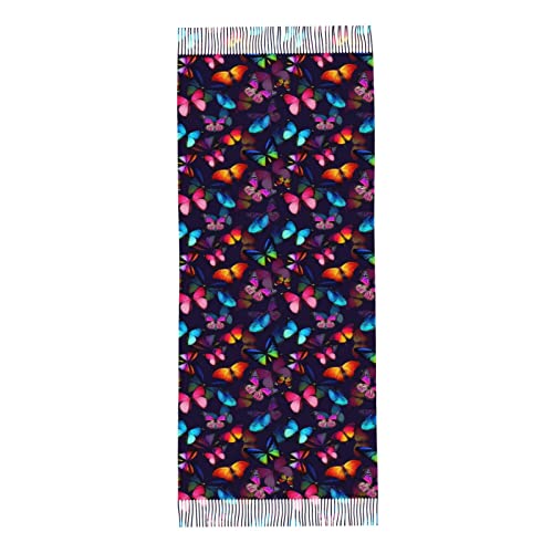 Prayer Shawls and Wraps for Women, Jesus Christian Gifts Bible Scarf Super Soft Fashion Shawl With Tassel - color: Black3