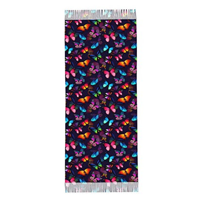Prayer Shawls and Wraps for Women, Jesus Christian Gifts Bible Scarf Super Soft Fashion Shawl With Tassel - color: Black3