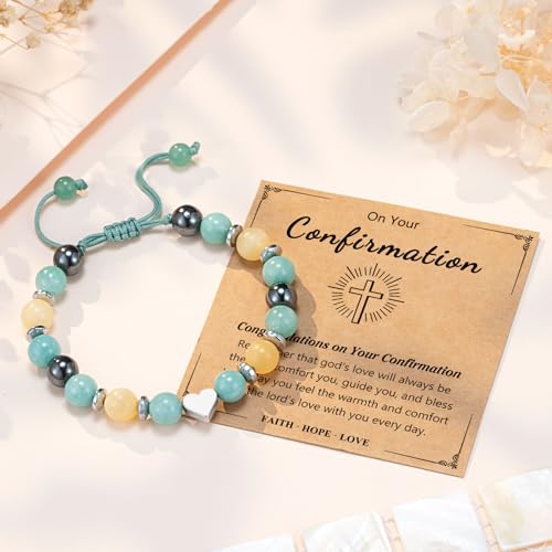 UPROMI To My Daughter/Granddaughter/Niece Bracelet Gifts for Girls - style: Confirmation