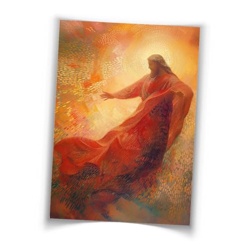 LDS Bookstore Small Christian Art Prints With Inspiring Scripture References And Messages (The Spirit of God, 3x4 Mini Card)