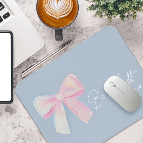 UTELKA Blue and Pink Mouse Pad, Christian Mousepad 10x8 - color: Blue and Pink Be The Light, size: 10.2L x 8.2W inches