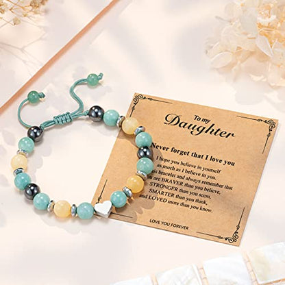 UPROMI To My Daughter/Granddaughter/Niece Bracelet Gifts for Girls - style: Daughter