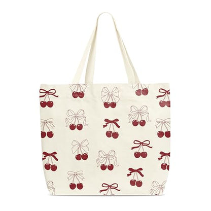Pink Canvas Bag - style: Cherry