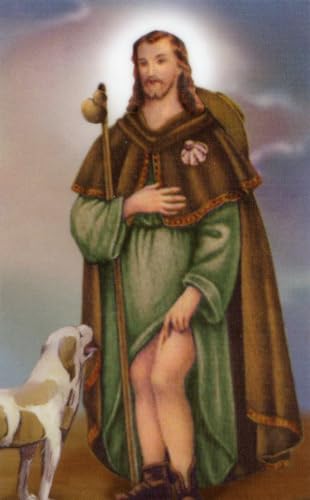 Prayer to St. Roch - Laminated Holy Card - Pack of 25